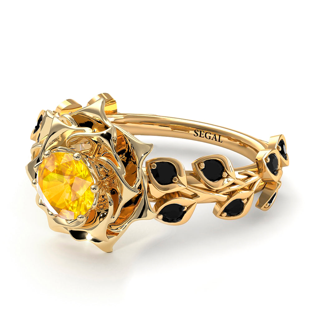 Rose Flower And Leaves - Diana no. 1007