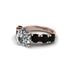 Round Cut Diamond Cathedral Engagement Ring - Tatum No. 32 image 3