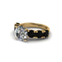 Round Cut Diamond Cathedral Engagement Ring - Tatum No. 31 image 3