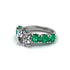 Round Cut Diamond Cathedral Engagement Ring - Tatum No. 18 image 3