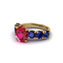 Round Cut Ruby Cathedral Engagement Ring - Tatum No. 70 image 3