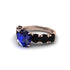 Round Cut Sapphire Cathedral Engagement Ring - Tatum No. 44 image 3