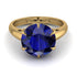 Round Cut Sapphire Solitaire Engagement Ring - Miranda No. 13 image 3