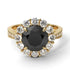 Diamond Round Halo Engagement Ring - Unity No. 7 image 4