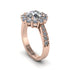 Diamond Round Halo Engagement Ring - Unity No. 2 image 8