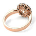 Black Diamond Round Halo Engagement Ring - Unity No. 32 image 2