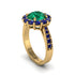 Sapphire Round Halo Engagement Ring - Unity No. 64 image 3