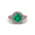 Diamond Round Halo Engagement Ring - Unity No. 5 image 3
