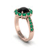 Emerald Round Halo Engagement Ring - Unity No. 23 image 2