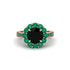 Emerald Round Halo Engagement Ring - Unity No. 23 image 3