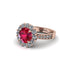 Diamond Round Halo Engagement Ring - Unity No. 11 image 1