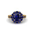 Sapphire Round Halo Engagement Ring - Unity No. 73 image 3