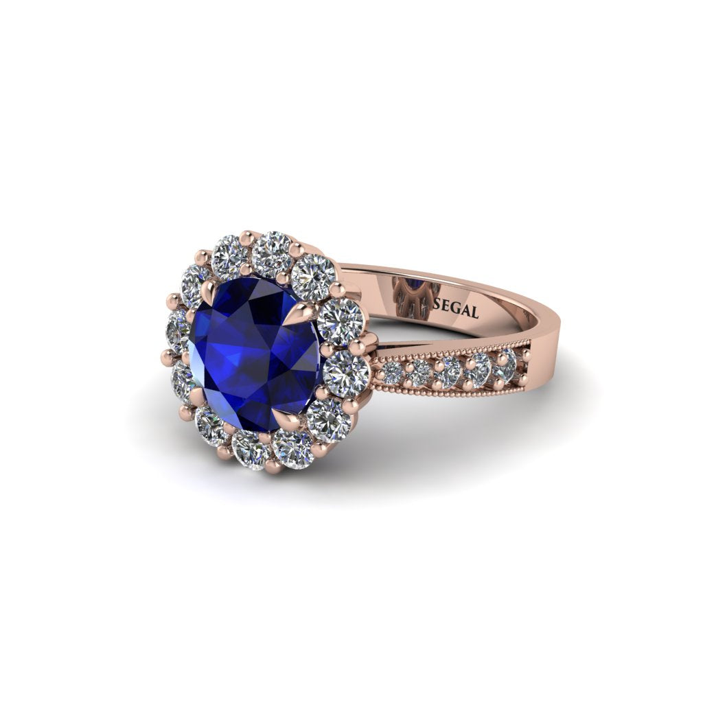 Diamond Round Halo Engagement Ring - Unity No. 14
