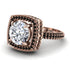 Round Diamond Double Halo Engagement Ring - Kayleigh No. 32 image 1