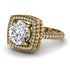 Round Diamond Double Halo Engagement Ring - Kayleigh No. 1 image 1