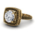 Round Diamond Double Halo Engagement Ring - Kayleigh No. 31 image 1