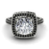 Round Diamond Double Halo Engagement Ring - Kayleigh No. 33 image 2
