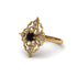 Diamond Royal Filigree Cluster Engagement Ring - Zinnia No. 7 image 3