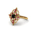 Ruby Royal Filigree Cluster Engagement Ring - Zinnia No. 52 image 3