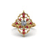 Ruby Royal Filigree Cluster Engagement Ring - Zinnia No. 46 image 1