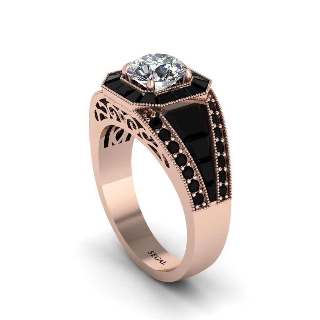 Diamond Royal Radiance Halo Engagement Ring - Liana No. 32