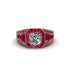 Diamond Royal Radiance Halo Engagement Ring - Liana No. 47 image 2