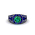 Emerald Royal Radiance Halo Engagement Ring - Liana No. 66 image 2