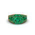 Emerald Royal Radiance Halo Engagement Ring - Liana No. 19 image 2