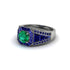 Emerald Royal Radiance Halo Engagement Ring - Liana No. 66 image 3
