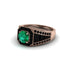Emerald Royal Radiance Halo Engagement Ring - Liana No. 35 image 3