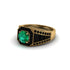 Emerald Royal Radiance Halo Engagement Ring - Liana No. 34 image 3