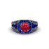 Ruby Royal Radiance Halo Engagement Ring - Liana No. 72 image 2