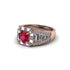 Ruby Royal Radiance Halo Engagement Ring - Liana No. 11 image 3