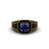 Sapphire Royal Radiance Halo Engagement Ring - Liana No. 43 image 2