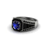 Sapphire Royal Radiance Halo Engagement Ring - Liana No. 45 image 3
