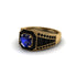 Sapphire Royal Radiance Halo Engagement Ring - Liana No. 43 image 3