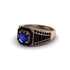 Sapphire Royal Radiance Halo Engagement Ring - Liana No. 44 image 3