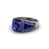 Sapphire Royal Radiance Halo Engagement Ring - Liana No. 75 image 3