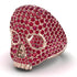 Ruby-Encrusted Skull Men's Fashion Ring - Jules No. 11 image 8