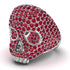 Ruby-Encrusted Skull Men's Fashion Ring - Jules No. 12 image 8