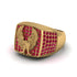 Rubys Luxury Gold Eagle Ring - Sutton No. 10 image 1