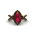 Ruby Marquise Split Shank Engagement Ring - Carly No. 40 image 2