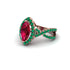Ruby Marquise Split Shank Engagement Ring - Carly No. 26 image 3
