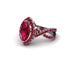 Ruby Marquise Split Shank Engagement Ring - Carly No. 57 image 3
