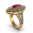 Ruby Three Layer Halo Marquise Ring - Destiny No. 10 image 3