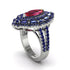 Ruby Three Layer Halo Marquise Ring - Destiny No. 72 image 2