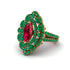 Ruby Three Layer Halo Marquise Ring - Destiny No. 25 image 3