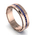 Sapphire Eternal Elegance Men’s Wedding Ring - Roman No. 14 image 1