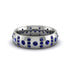 Sapphire Gold Men's Wedding Ring - Zion No. 75 image 2