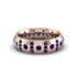 Sapphire Gold Men's Wedding Ring - Zion No. 74 image 2